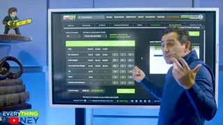Frame from Everything Money's video at 28:23.