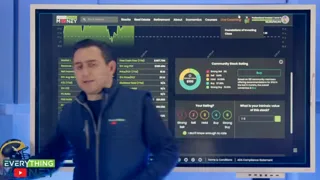 Frame from Everything Money's video at 35:06.