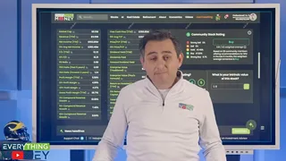 Frame from Everything Money's video at 38:25.