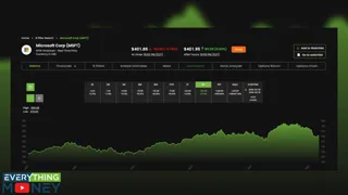 Frame from Everything Money's video at 7:54.