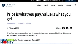 Frame from Everything Money's video at 13:54.