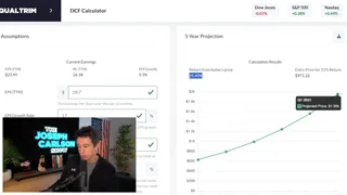 Frame from Joseph Carlson's video at 44:05.