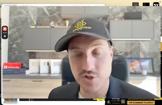 Frame from Jeremy Lefebvre's video at 36:45.