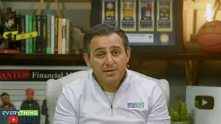 Frame from Everything Money's video at 8:06.
