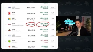 Frame from Joseph Carlson's video at 17:04.