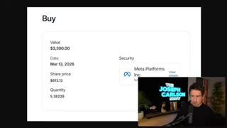 Frame from Joseph Carlson's video at 8:41.