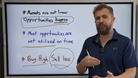 Frame from Tom Nash's video at 5:01, as shown on a They Said Buy quote card.