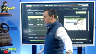Frame from Everything Money's video at 22:17.